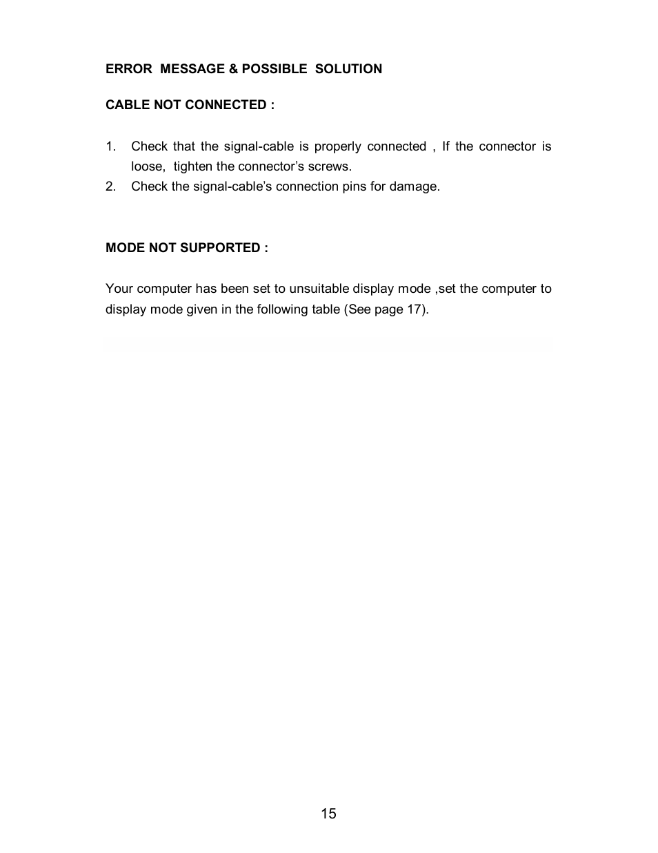 Envision Peripherals G2016wa User Manual | Page 16 / 20