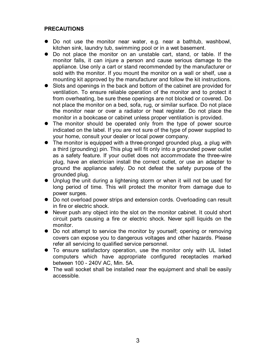 Envision Peripherals G2016wa User Manual | Page 4 / 20