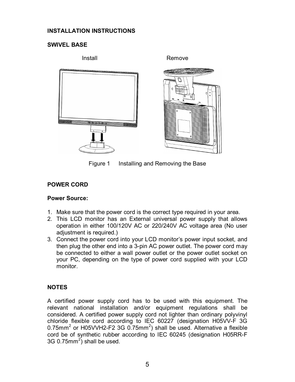 Envision Peripherals G2016wa User Manual | Page 6 / 20