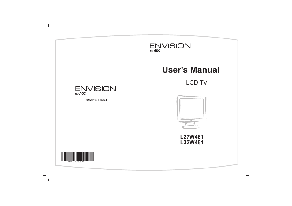 Envision Peripherals L32W461 User Manual | 79 pages