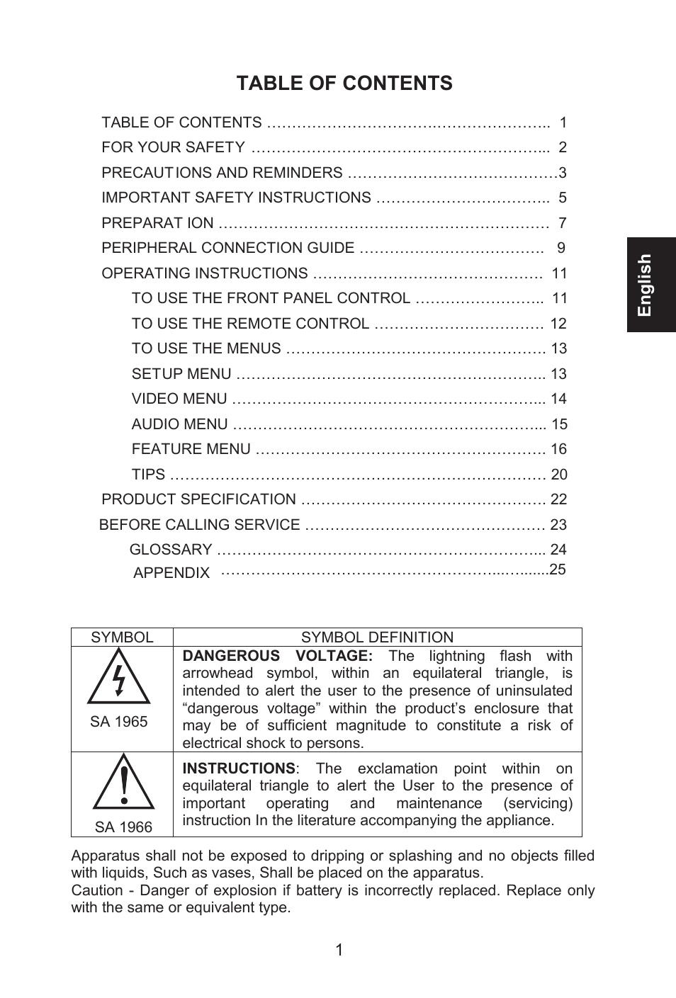 Envision Peripherals L32W461 User Manual | Page 2 / 79