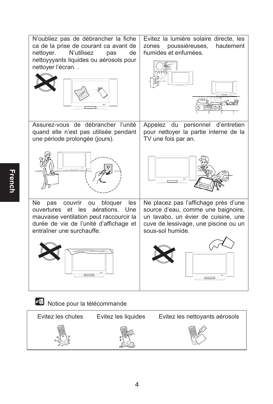 French | Envision Peripherals L32W461 User Manual | Page 31 / 79
