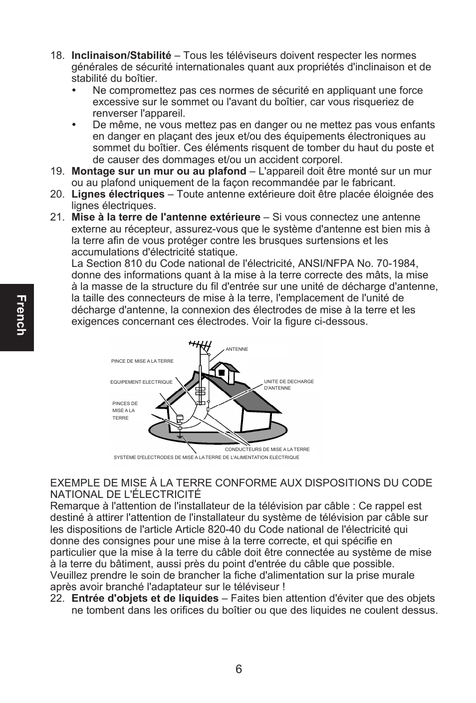 French | Envision Peripherals L32W461 User Manual | Page 33 / 79