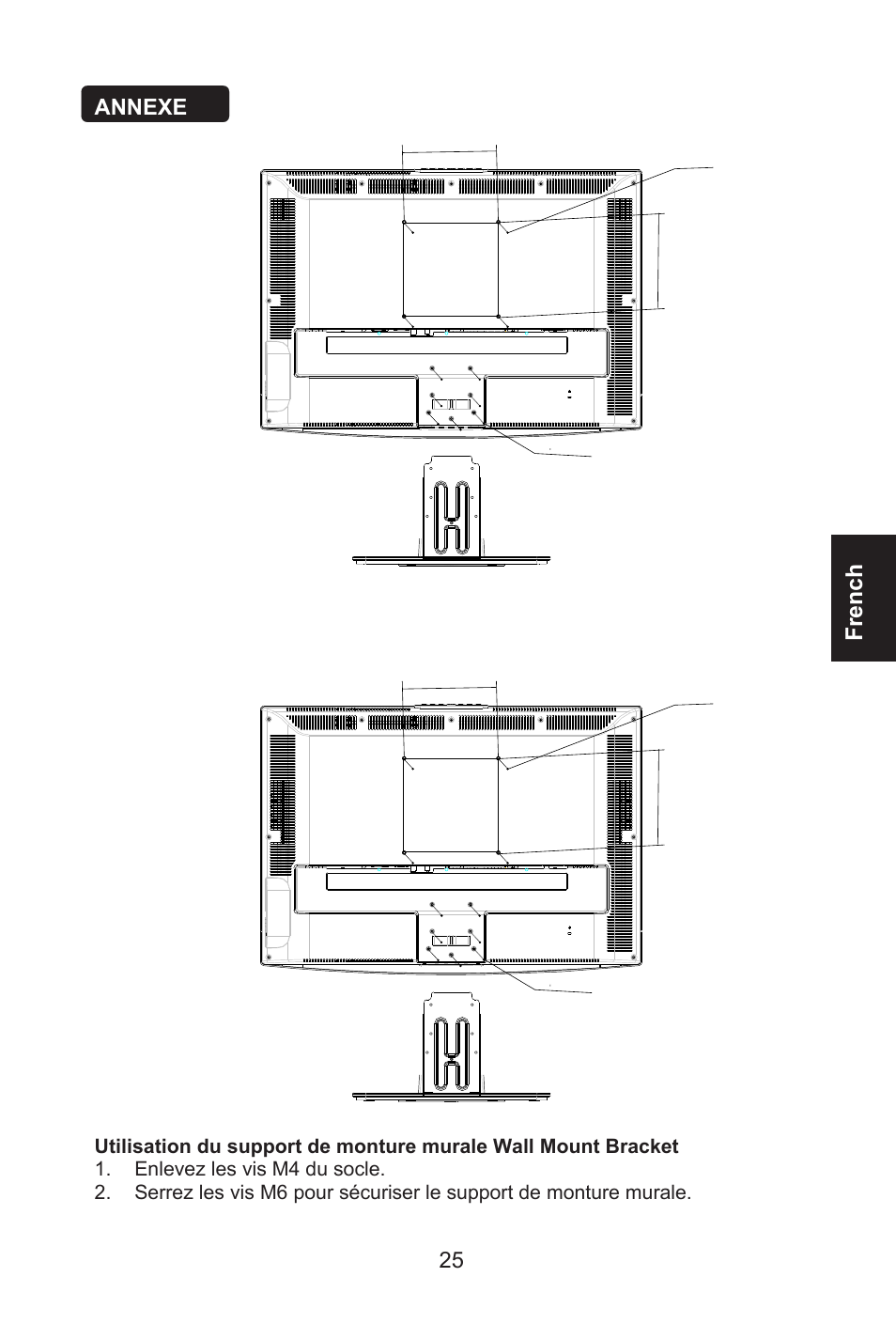 French | Envision Peripherals L32W461 User Manual | Page 52 / 79