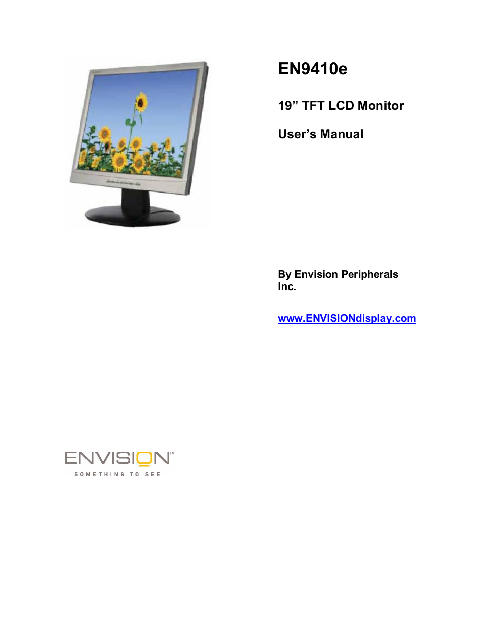 Envision Peripherals EN9410e User Manual | 25 pages