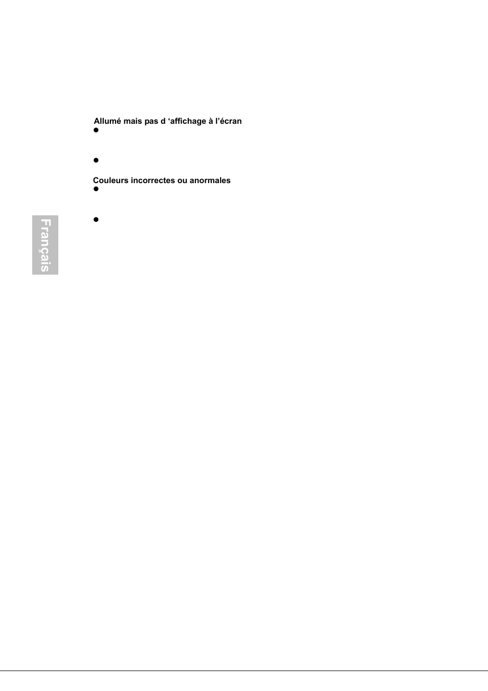Français | Envision Peripherals H190L User Manual | Page 25 / 73