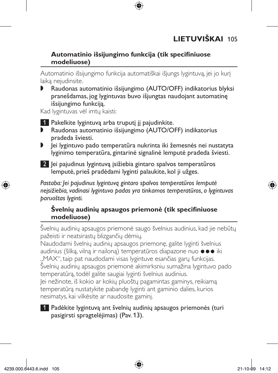 Philips GC4400 series User Manual | Page 105 / 224