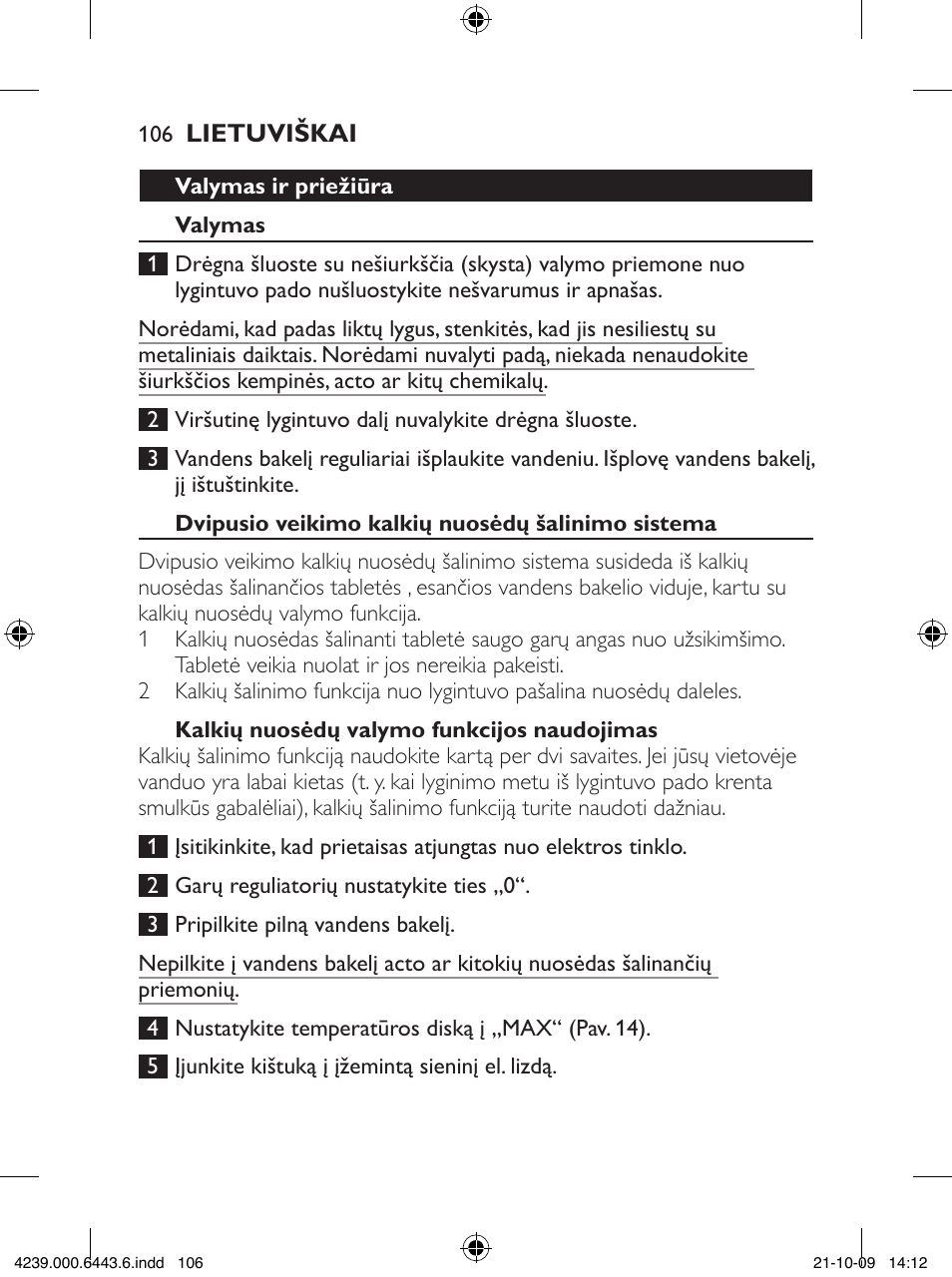 Philips GC4400 series User Manual | Page 106 / 224