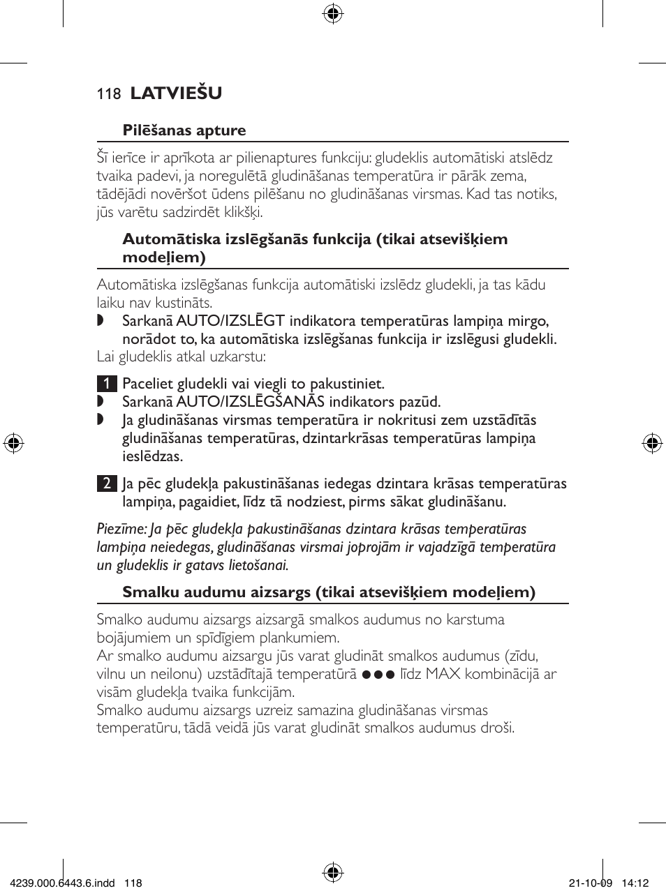 Philips GC4400 series User Manual | Page 118 / 224