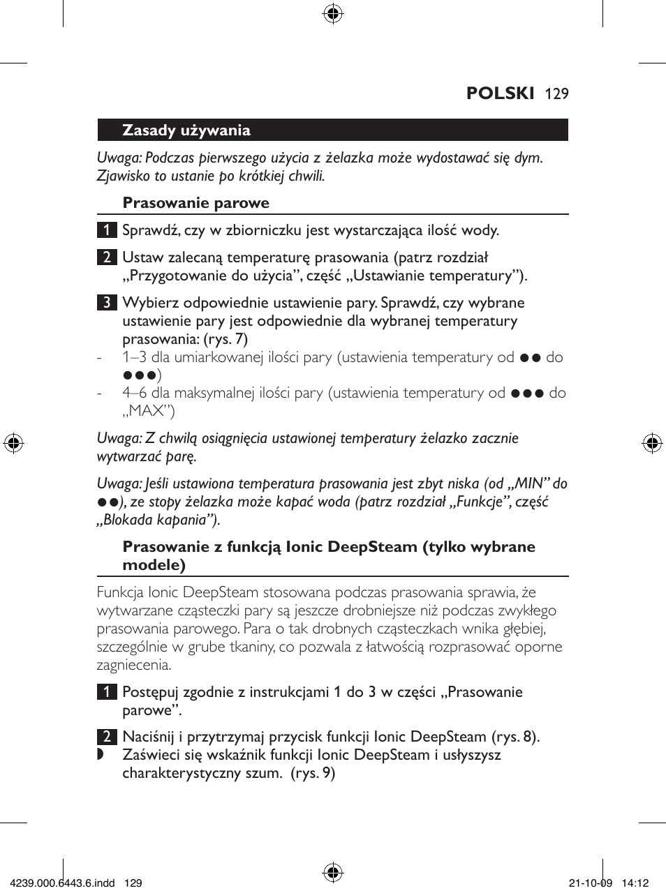 Philips GC4400 series User Manual | Page 129 / 224