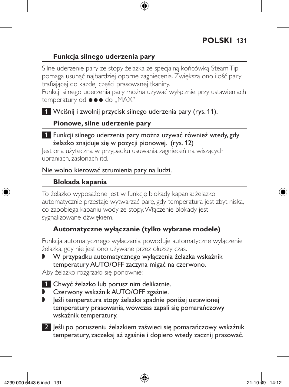 Philips GC4400 series User Manual | Page 131 / 224