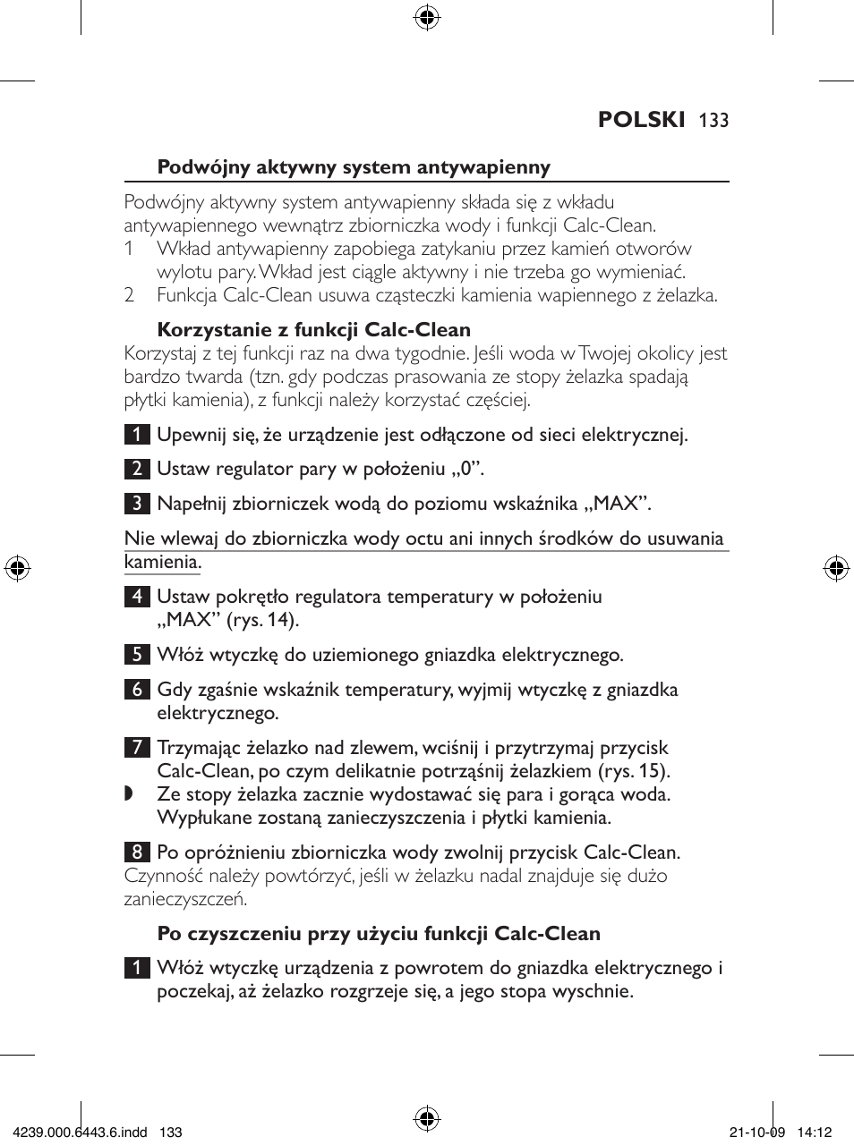 Philips GC4400 series User Manual | Page 133 / 224