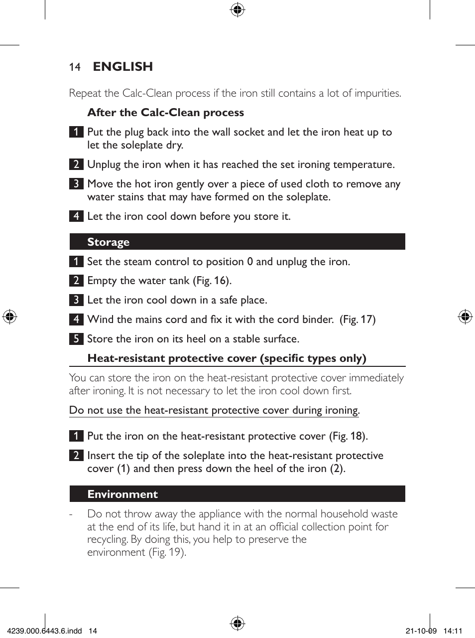 Philips GC4400 series User Manual | Page 14 / 224