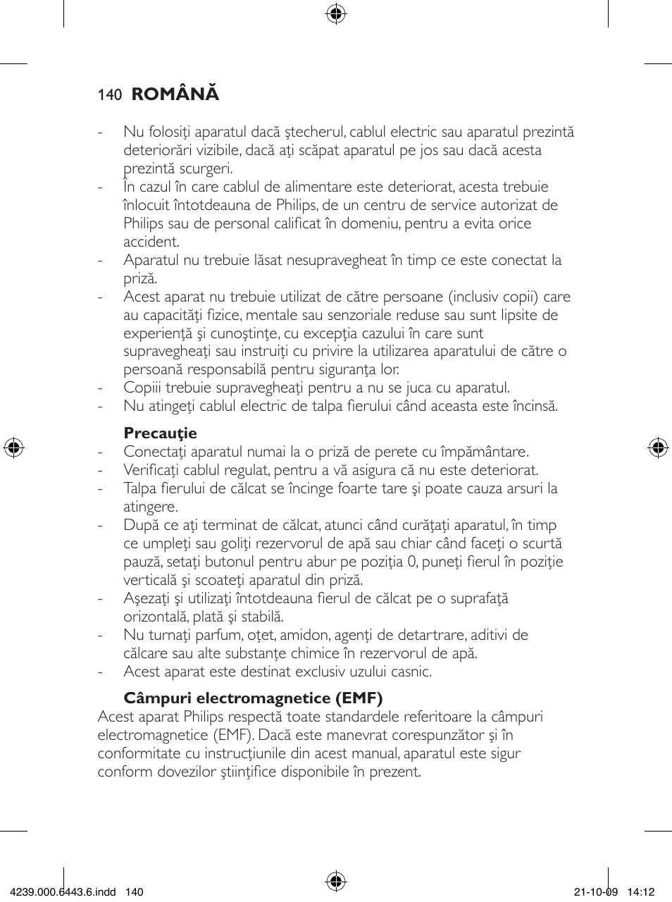 Philips GC4400 series User Manual | Page 140 / 224