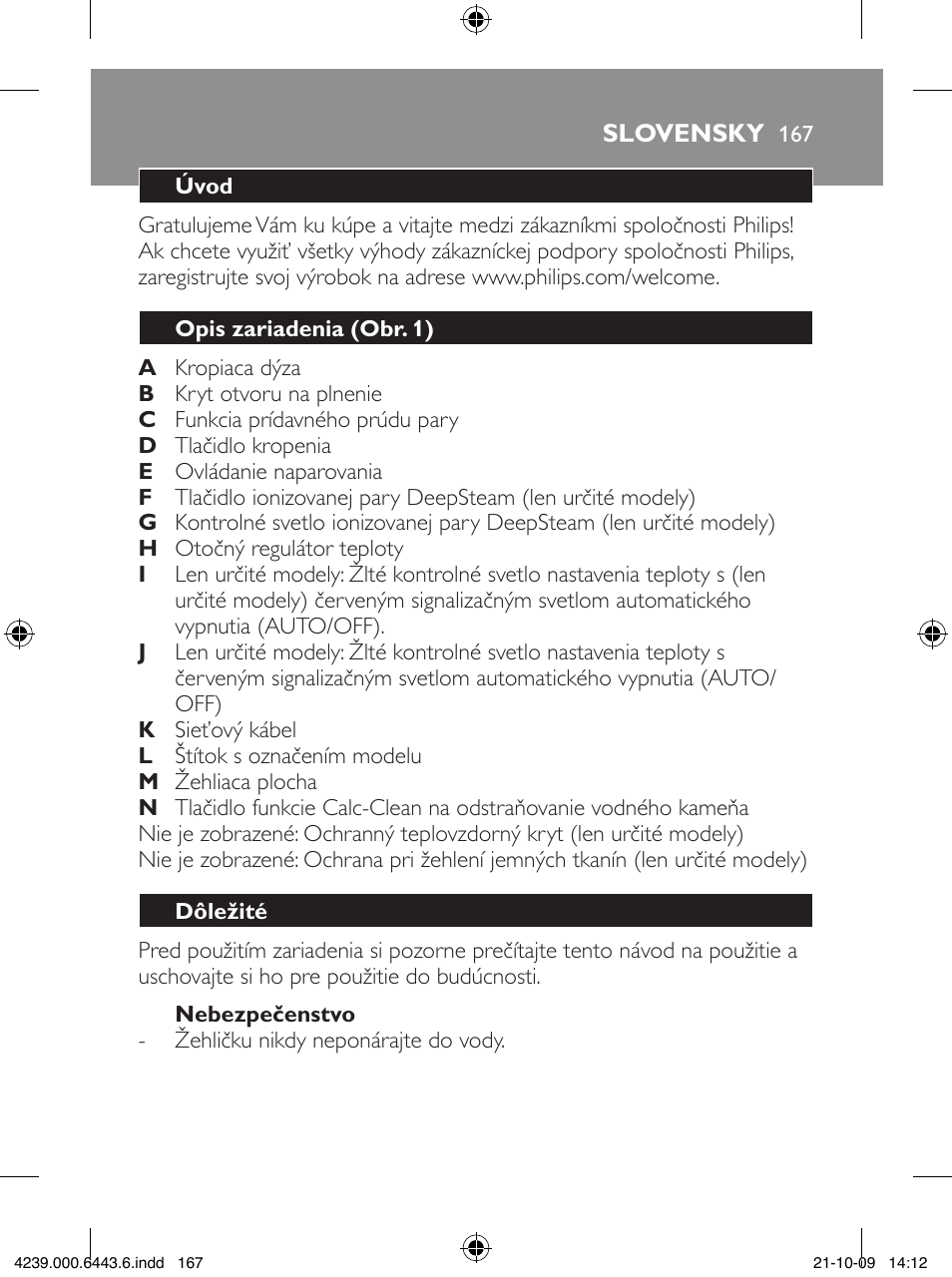 Philips GC4400 series User Manual | Page 167 / 224