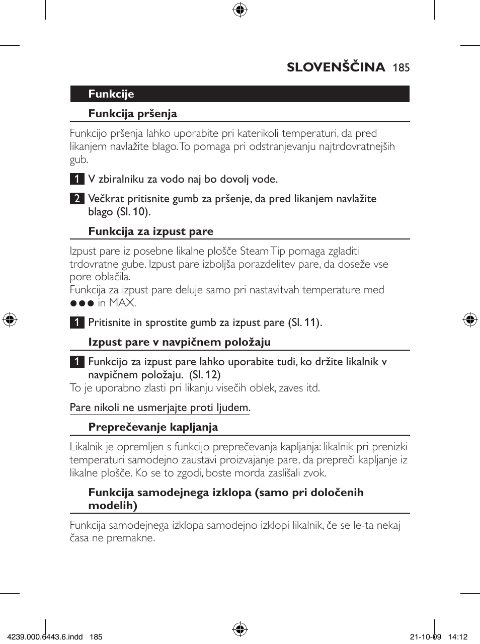 Philips GC4400 series User Manual | Page 185 / 224