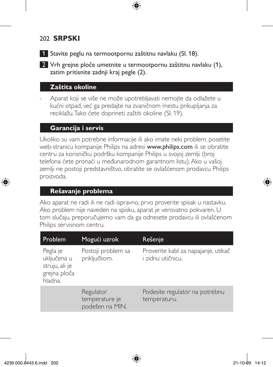 Philips GC4400 series User Manual | Page 202 / 224