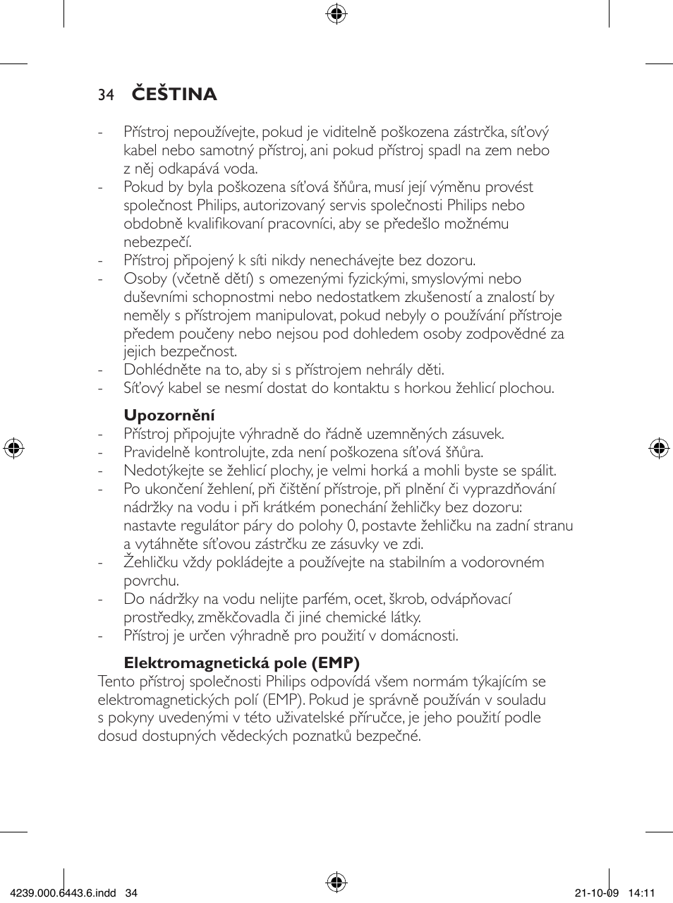 Philips GC4400 series User Manual | Page 34 / 224