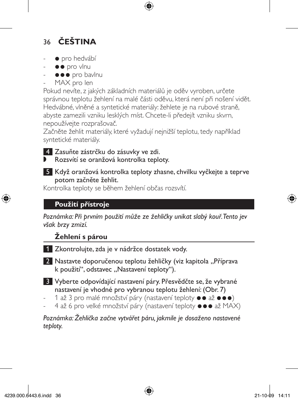 Philips GC4400 series User Manual | Page 36 / 224
