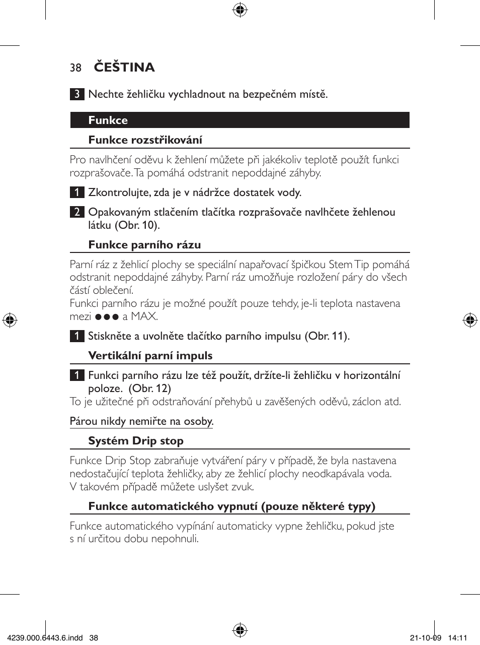 Philips GC4400 series User Manual | Page 38 / 224