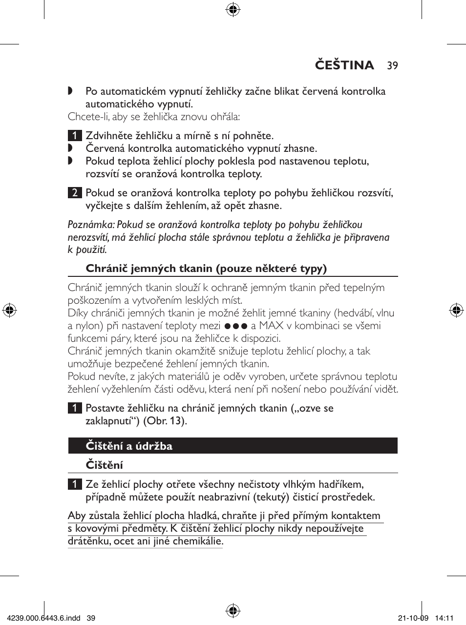 Philips GC4400 series User Manual | Page 39 / 224