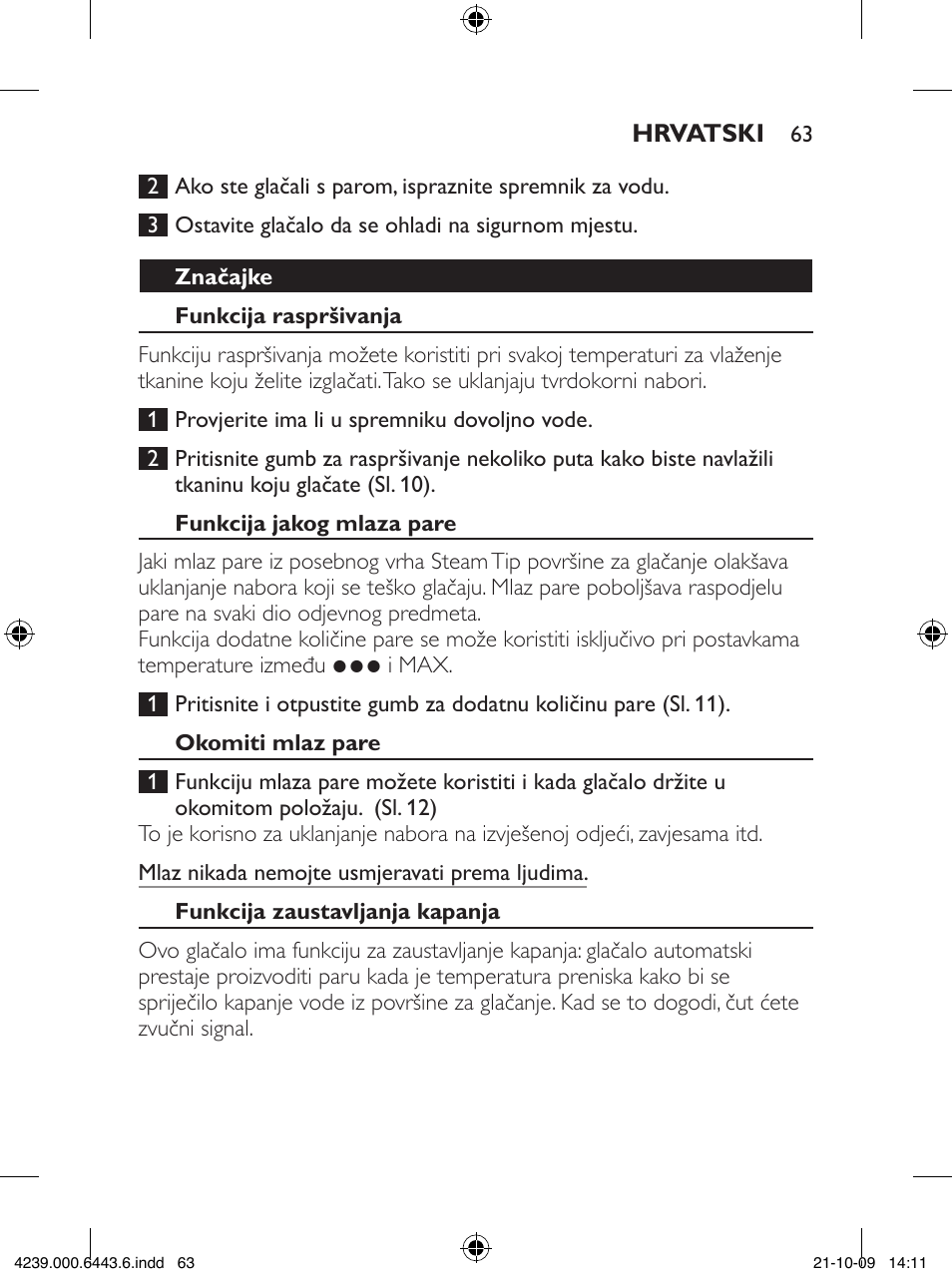 Philips GC4400 series User Manual | Page 63 / 224