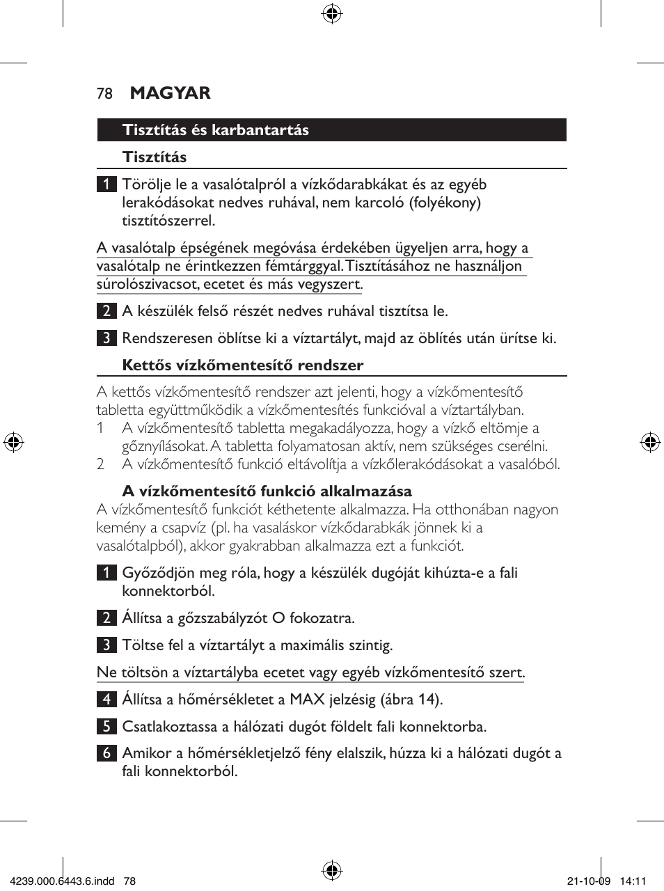 Philips GC4400 series User Manual | Page 78 / 224