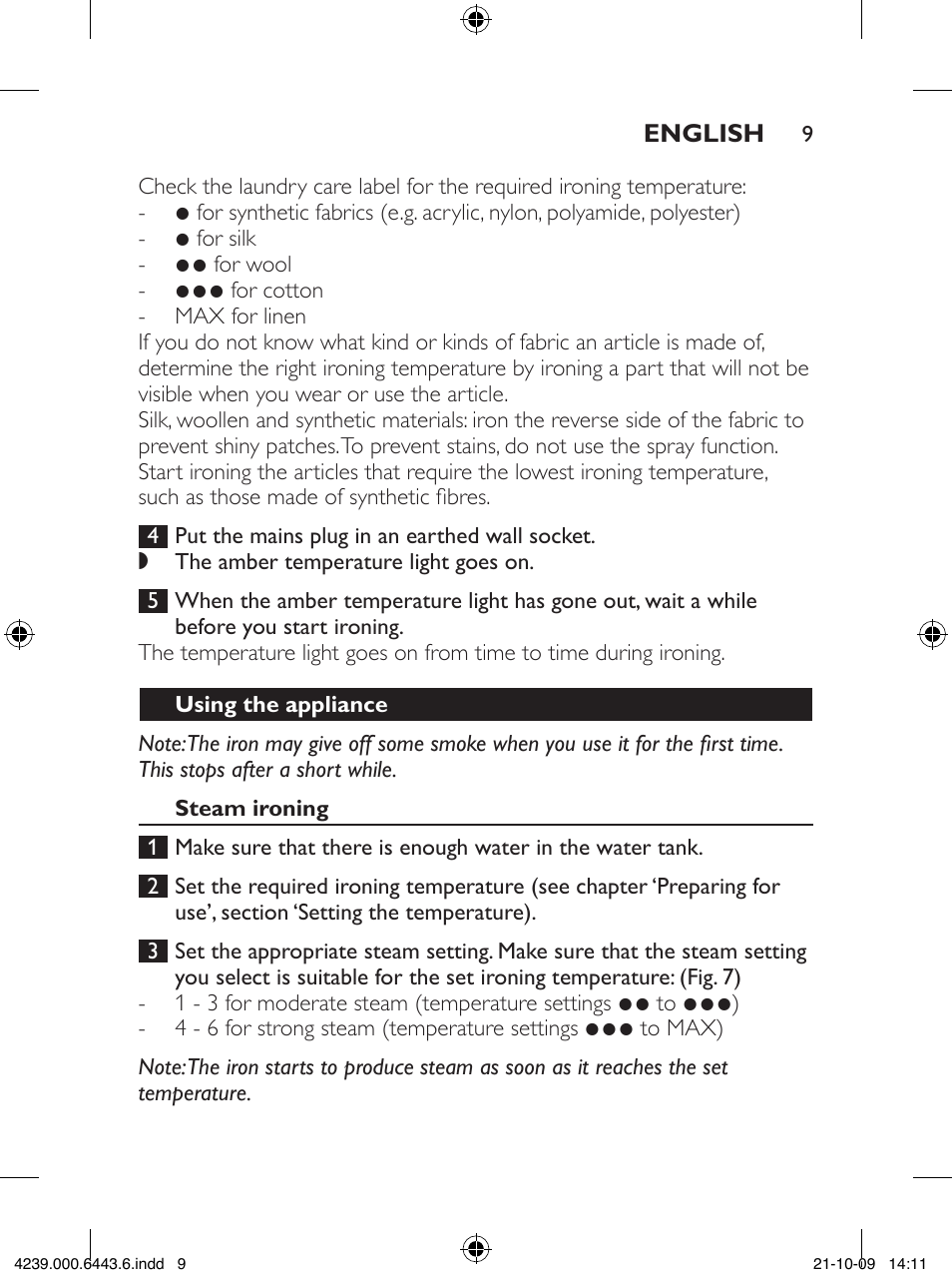 Philips GC4400 series User Manual | Page 9 / 224