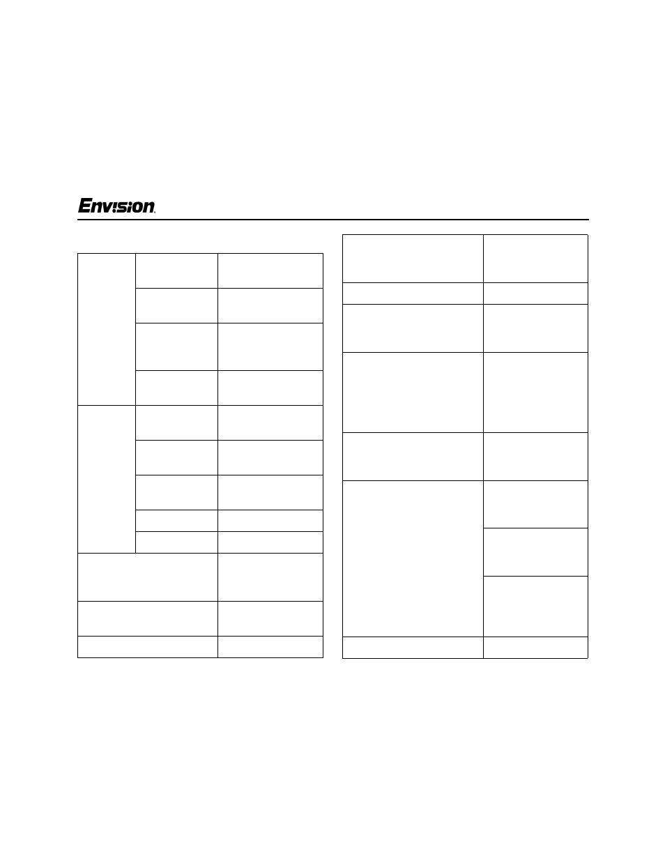 Appendix, En-5100e, Specifications | Envision Peripherals EN-5100e User Manual | Page 15 / 18