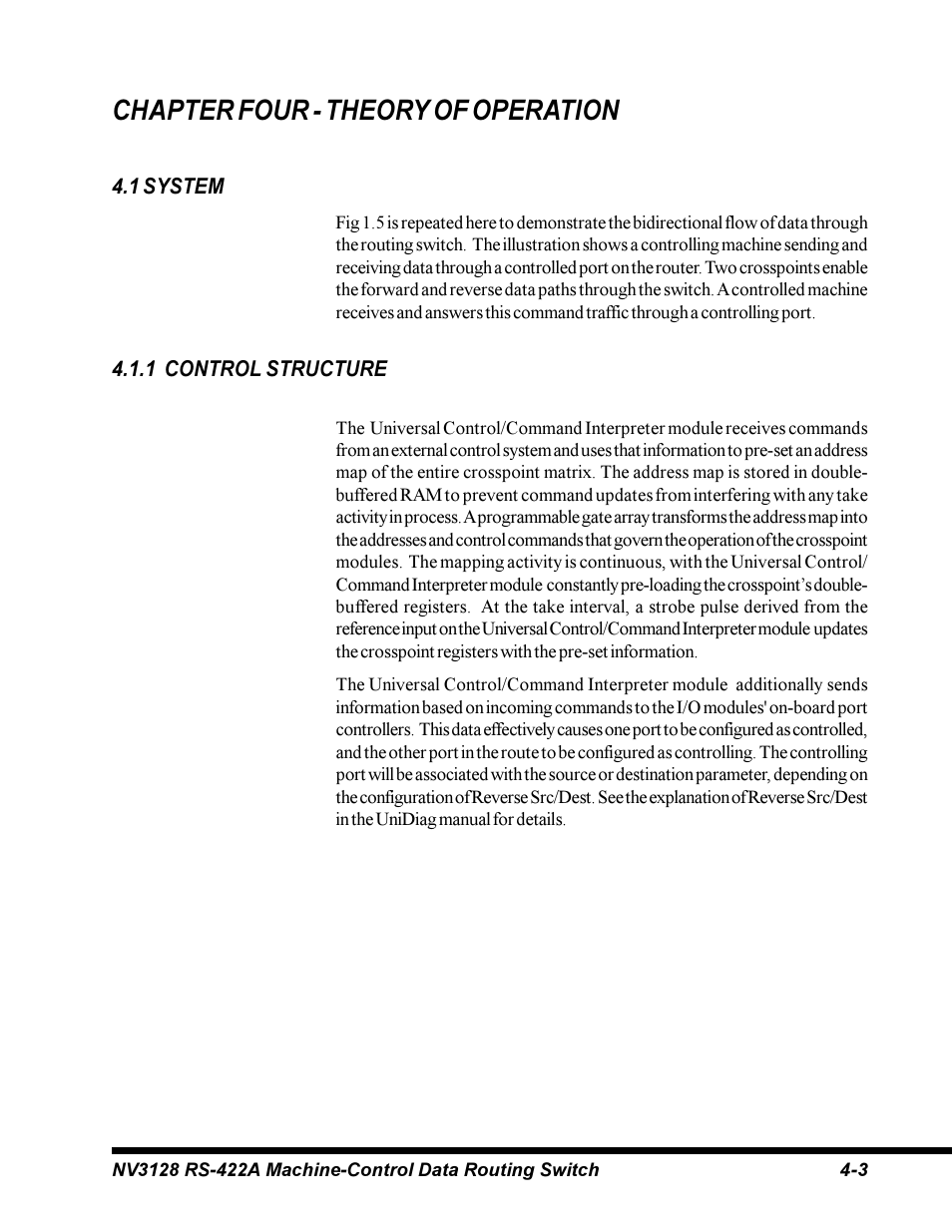 Chapter four - theory of operation | Envision Peripherals NV3128 User Manual | Page 65 / 92
