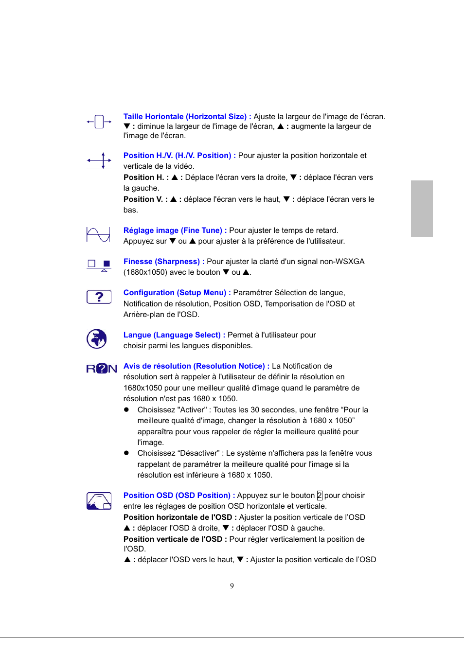 Français | Envision Peripherals G218a1 User Manual | Page 26 / 46