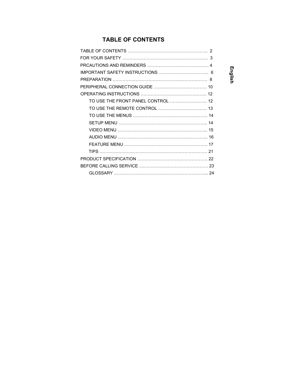 Envision Peripherals L32W761 User Manual | Page 2 / 27