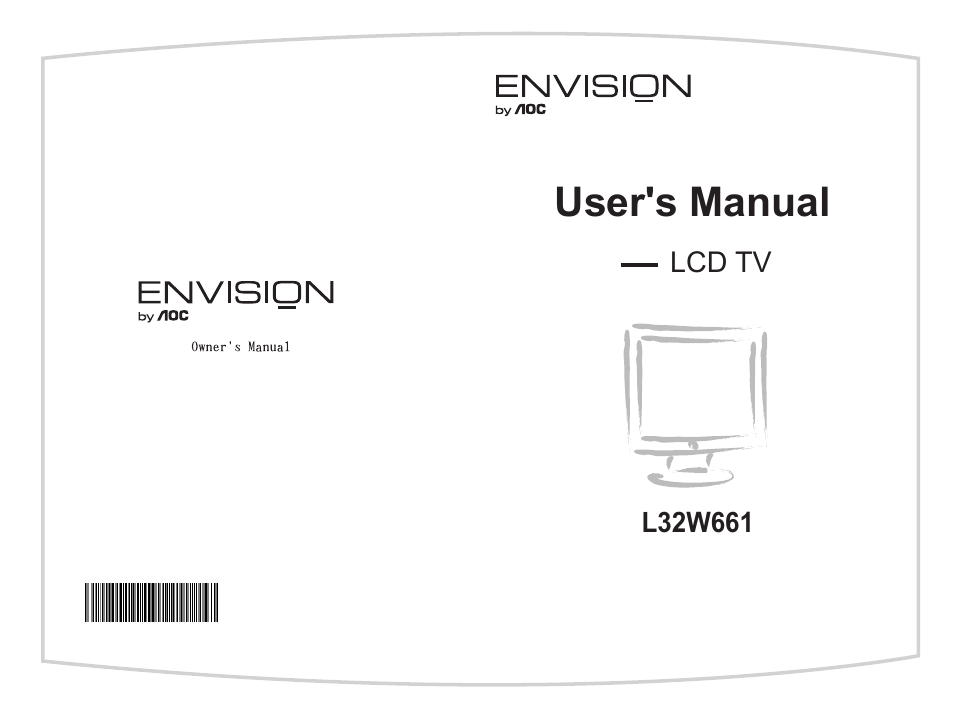 Envision Peripherals L32W661 User Manual | 27 pages
