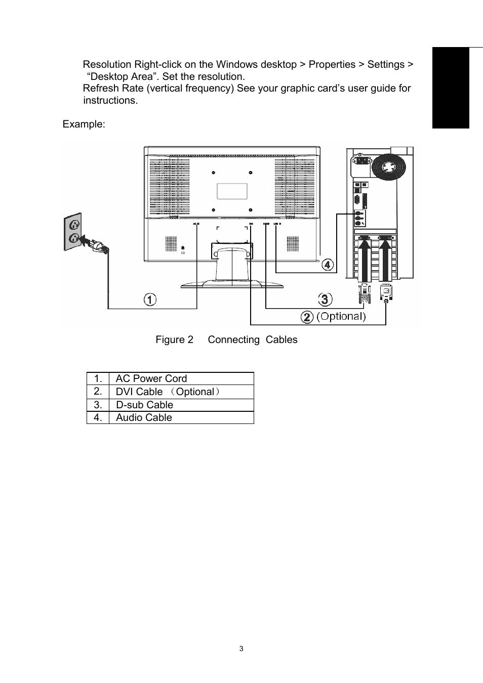 Deutsch, Fr ançais, Engl ish | Envision Peripherals G2016WA2 User Manual | Page 6 / 12