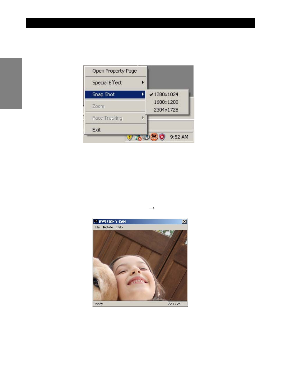 Taking a photo, En g lis h | Envision Peripherals WebCam User Manual | Page 10 / 55