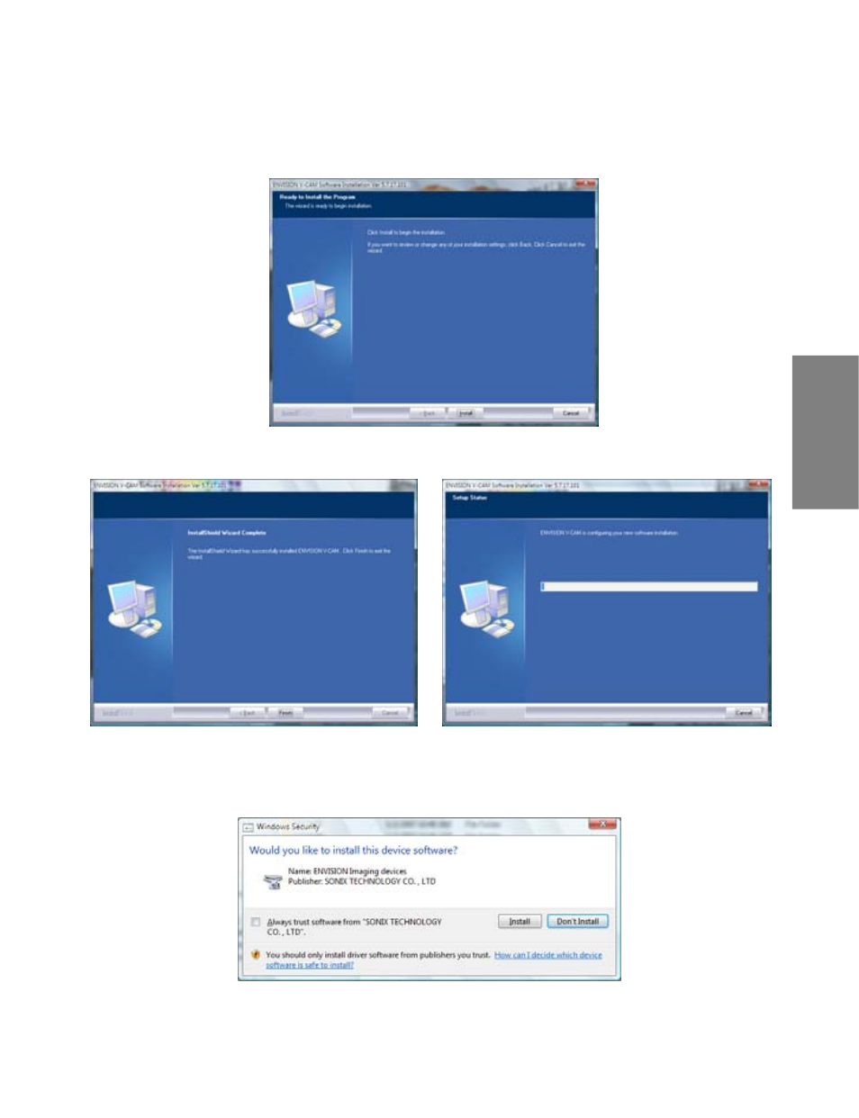 Espa сol | Envision Peripherals WebCam User Manual | Page 25 / 55