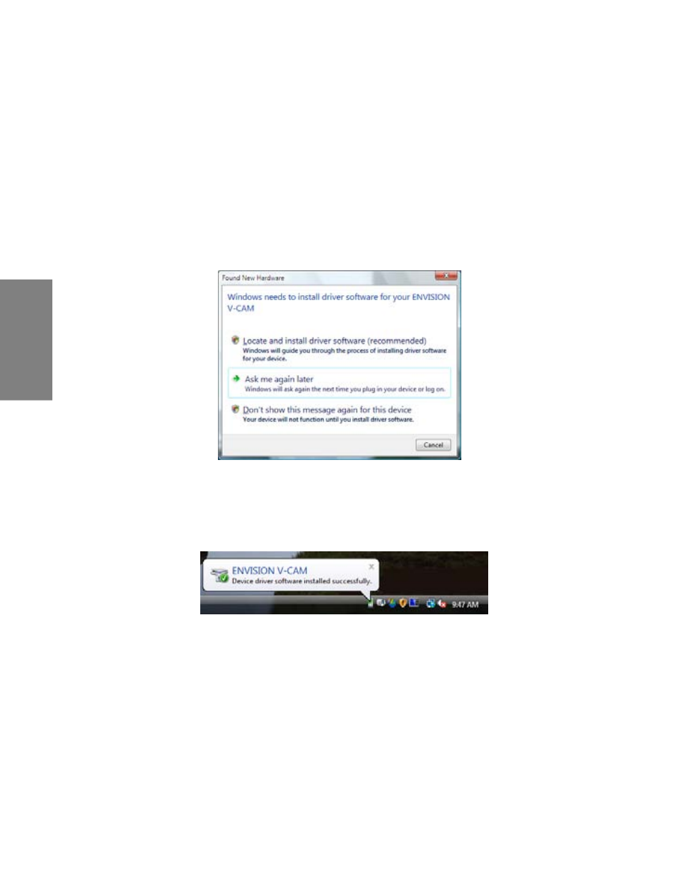 Espa сol | Envision Peripherals WebCam User Manual | Page 26 / 55
