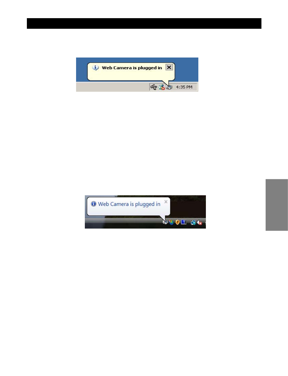 Vérification de l'installation | Envision Peripherals WebCam User Manual | Page 45 / 55