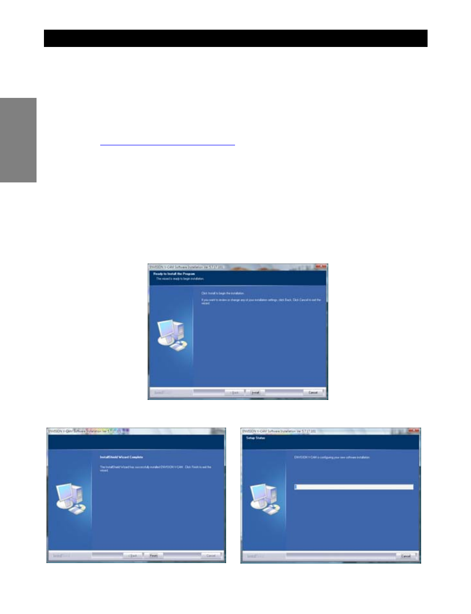 Driver installation – windows vista, En g lis h | Envision Peripherals WebCam User Manual | Page 6 / 55