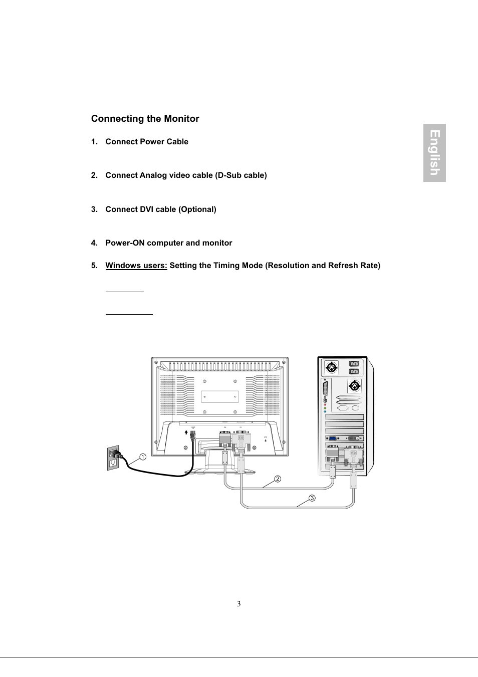 English | Envision Peripherals Envision Professional G918w1 User Manual | Page 6 / 13