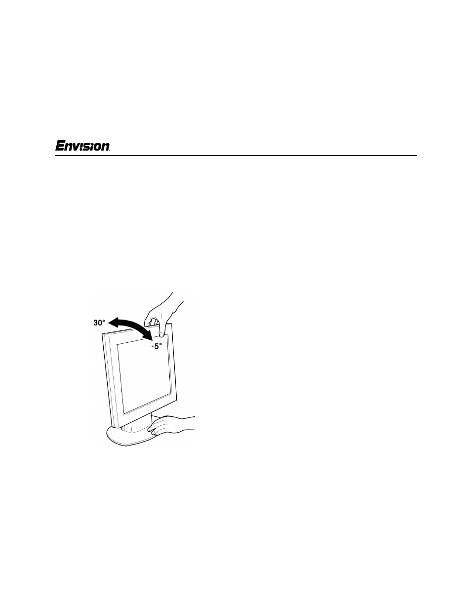 Before you operate the monitor, En-7100e, Adjusting the viewing angle | How to install inf & icm file | Envision Peripherals EN-7100e User Manual | Page 10 / 20