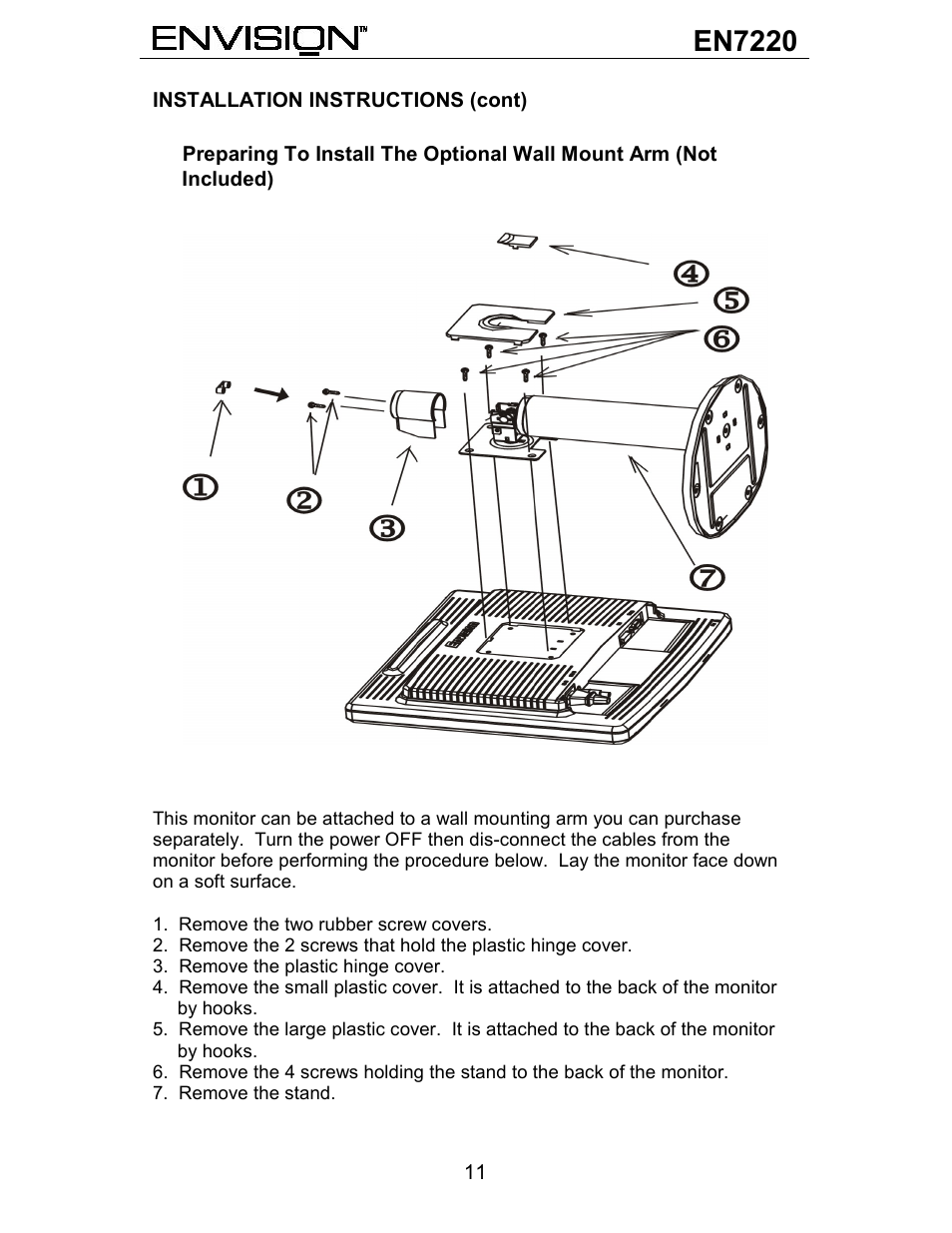 En7220 | Envision Peripherals EN7220 User Manual | Page 12 / 25