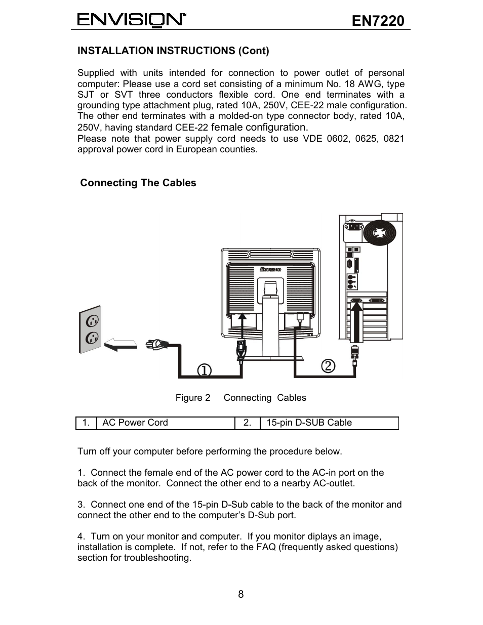 En7220 | Envision Peripherals EN7220 User Manual | Page 9 / 25