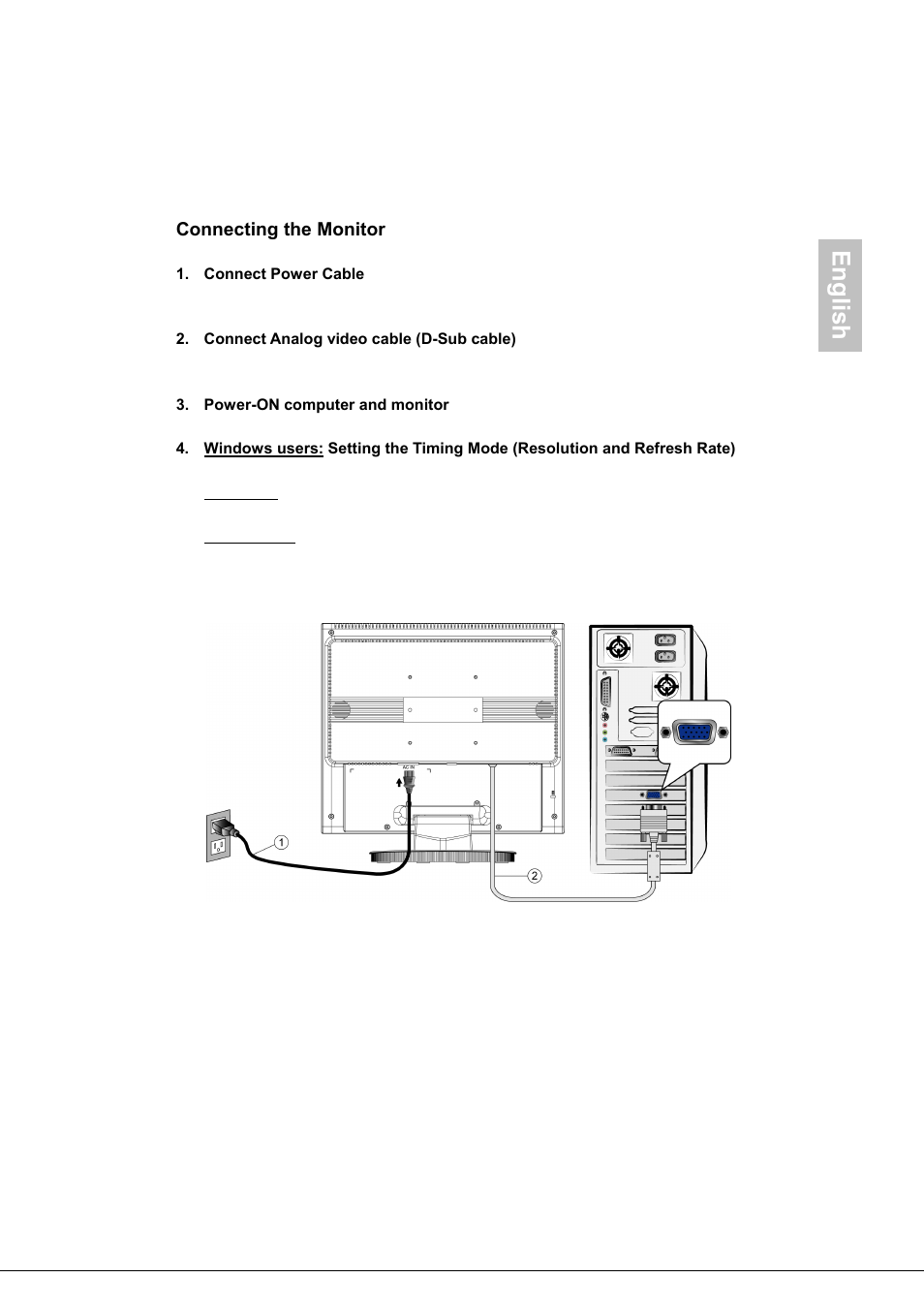 English | Envision Peripherals Envision H1781 User Manual | Page 6 / 14