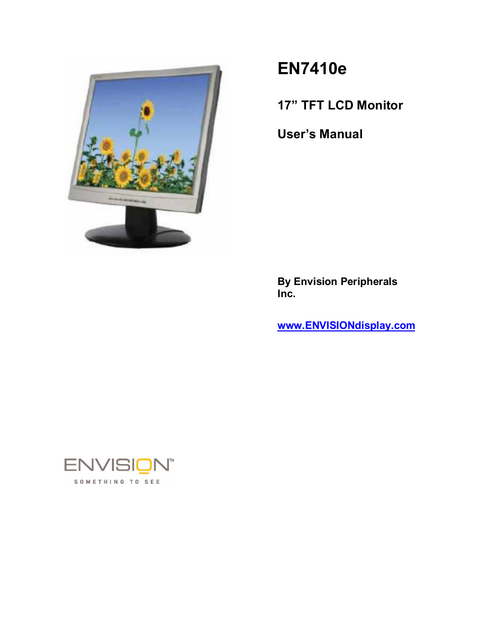 Envision Peripherals EN7410e User Manual | 25 pages