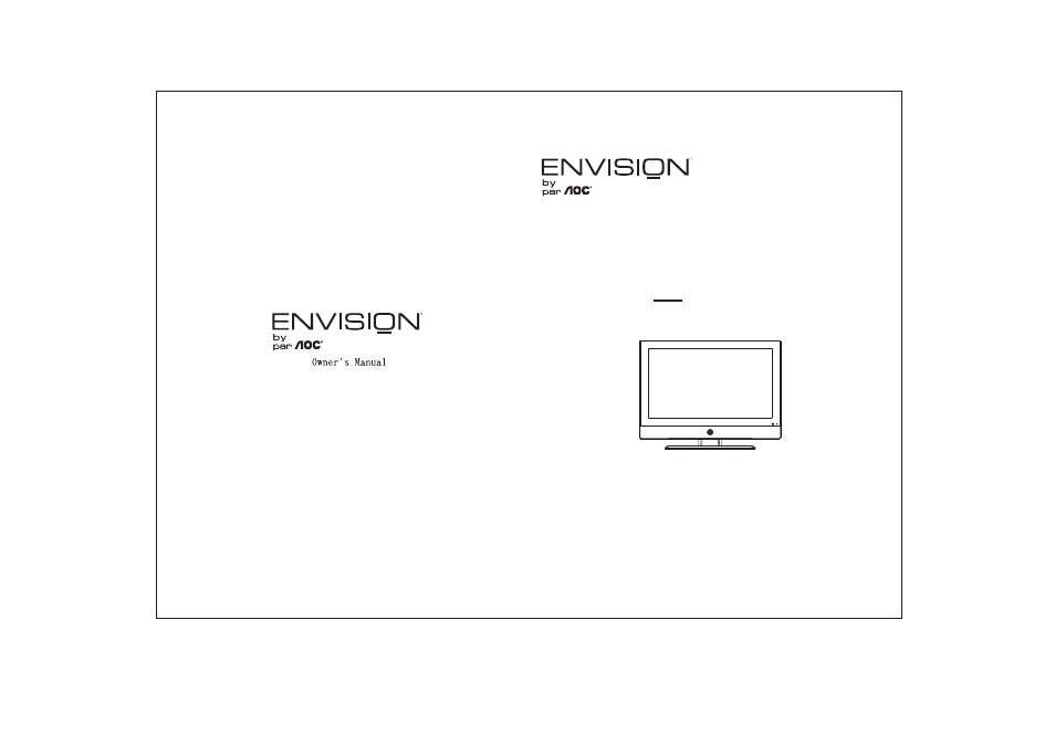 Envision Peripherals L37W698 User Manual | 32 pages