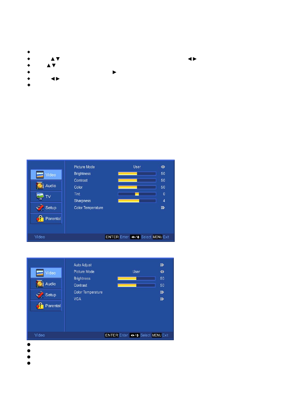 Advanced operation—osd menu | Envision Peripherals L37W698 User Manual | Page 22 / 32