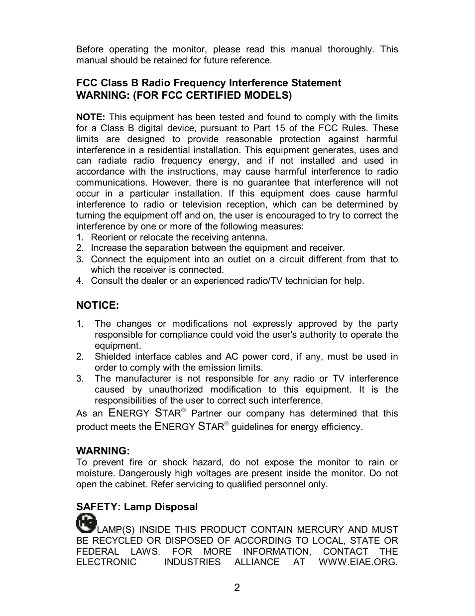 Envision Peripherals EN9600 User Manual | Page 3 / 20
