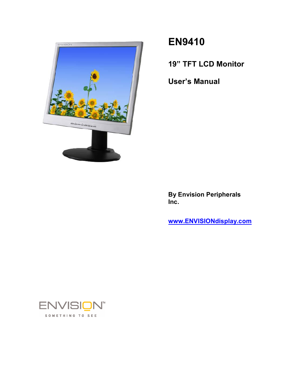 Envision Peripherals EN9410 User Manual | 25 pages