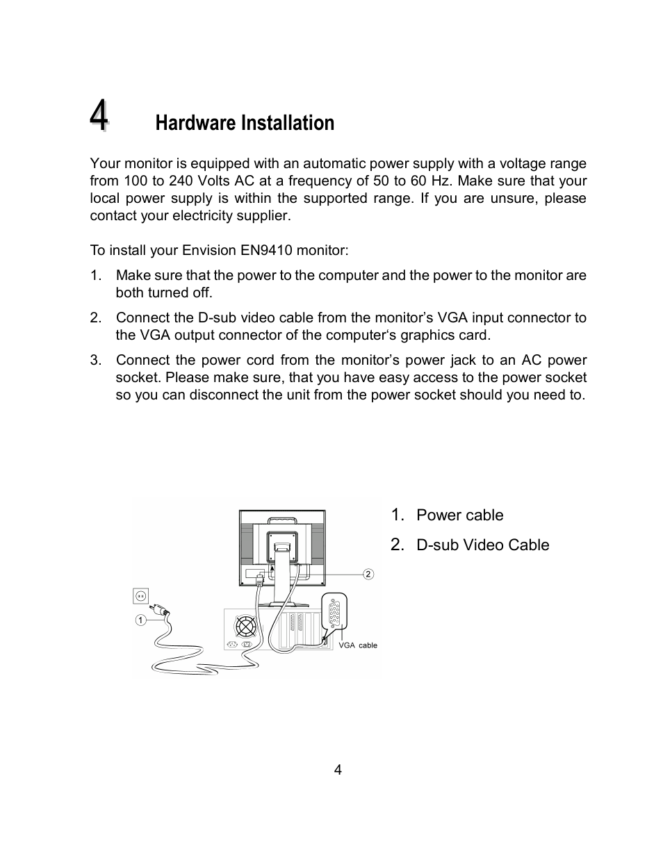 Envision Peripherals EN9410 User Manual | Page 12 / 25